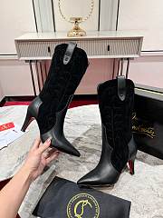 Christian Louboutin Santiabooty 85mm Low Boots Black - 2