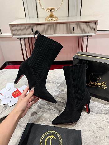 Christian Louboutin Santigag 85mm Low Boots Black