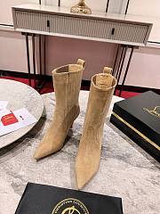 Christian Louboutin Santigag 85mm Low Boots Beige - 4