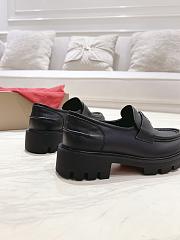 Christian Louboutin CL Moc Lug Black Loafer - 5