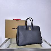 Burberry Medium Rocking Horse Tote Black 35.5x18x28cm - 3