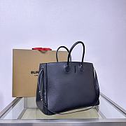 Burberry Medium Rocking Horse Tote Black 35.5x18x28cm - 5