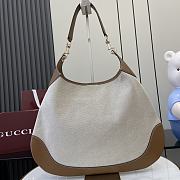 Gucci B Medium Shoulder Bag Natural Canvas 49x46x4cm - 1