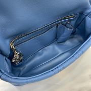 Gucci GG Milano Mini Top Handle Bag Blue 21x12.5x4.5cm - 2