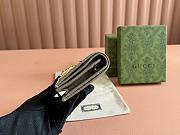 Gucci Jackie 1961 Card Case Wallet Taupe 11x8.5cm - 5