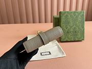 Gucci Jackie 1961 Card Case Wallet Taupe 11x8.5cm - 4