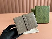 Gucci Jackie 1961 Card Case Wallet Taupe 11x8.5cm - 3