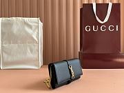 Gucci Jackie 1961 Chain Black Wallet 19x10x3cm - 5