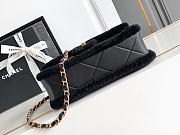 Chanel Flap bag Fleece Gold Black 23.5x16x7.5cm - 6