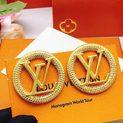 Louis Vuitton LV Sparkling Louise Earrings Gold - 1