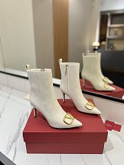 Valentino White Boots Heel 8cm - 1
