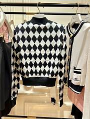 Balmain Diamond Knit Cardigan Black - 2