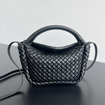 Bottega Veneta Mini Cobble Top Handle Black 23x11x8cm