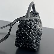 Bottega Veneta Mini Cobble Top Handle Black 23x11x8cm - 6