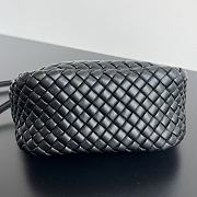 Bottega Veneta Mini Cobble Top Handle Black 23x11x8cm - 5