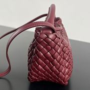 Bottega Veneta Mini Cobble Top Handle Red 23x11x8cm - 6