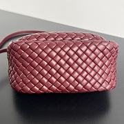 Bottega Veneta Mini Cobble Top Handle Red 23x11x8cm - 2