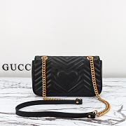 Gucci Marmont Small Black Bag 26x15x7cm - 5