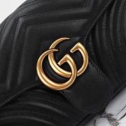 Gucci Marmont Small Black Bag 26x15x7cm - 2