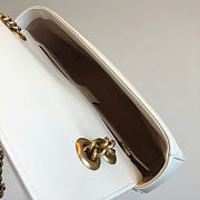 Gucci Marmont Shoulder Bag White 26x7x15cm - 6