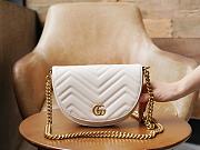 Gucci Marmont Crossbody Bag White 20x15x4cm - 1