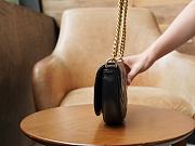 Gucci Marmont Crossbody Bag Black 20x15x4cm - 5