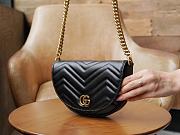 Gucci Marmont Crossbody Bag Black 20x15x4cm - 4