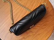 Gucci Marmont Crossbody Bag Black 20x15x4cm - 2