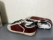 Golden Goose Penstar Burgundy Suede Sneaker - 4