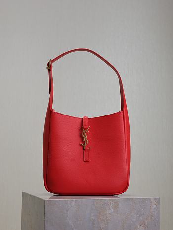 YSL LE 5 À 7 Small Red Leather 23x22x8.5cm