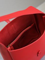 YSL LE 5 À 7 Small Red Leather 23x22x8.5cm - 3