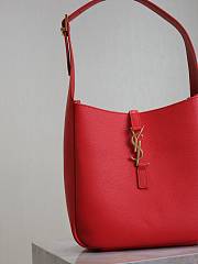 YSL LE 5 À 7 Small Red Leather 23x22x8.5cm - 2