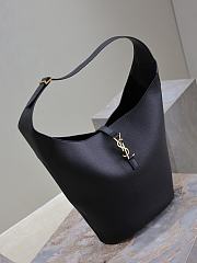 YSL Le 5 A 7 Hobo Bag Black 26x31.5x13.5cm - 4