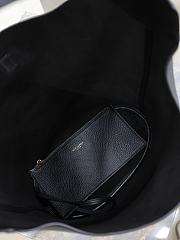 YSL Le 5 A 7 Hobo Bag Black 26x31.5x13.5cm - 3