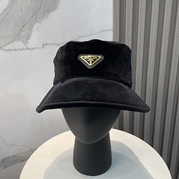 Prada Black Velvet Hat