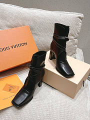 Louis Vuitton LV Berlin Ankle Black Boot 10cm - 2