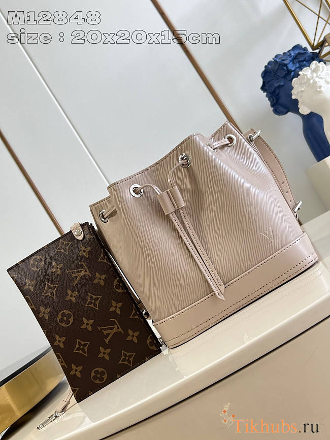 Louis Vuitton LV Noé BB Quartz White Epi 20x15x20cm - 1