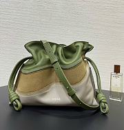 Loewe Flamenco Bag Clutch Avocado Green Ghost 30x24.5x10cm - 2