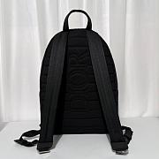 Dior Rider Backpack Black Oblique Jacquard 30x42x15cm - 6