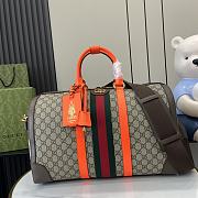 Gucci Savoy Medium Duffle Bag Orange 44x28.5x24.5cm - 1