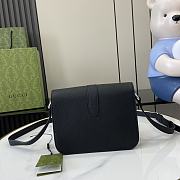 Gucci Super Mini Shoulder Bag Black 20x14x5.5cm - 5