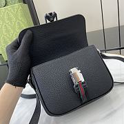 Gucci Super Mini Shoulder Bag Black 20x14x5.5cm - 3