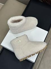 Prada Faux-Shearling Snow White Boots - 2