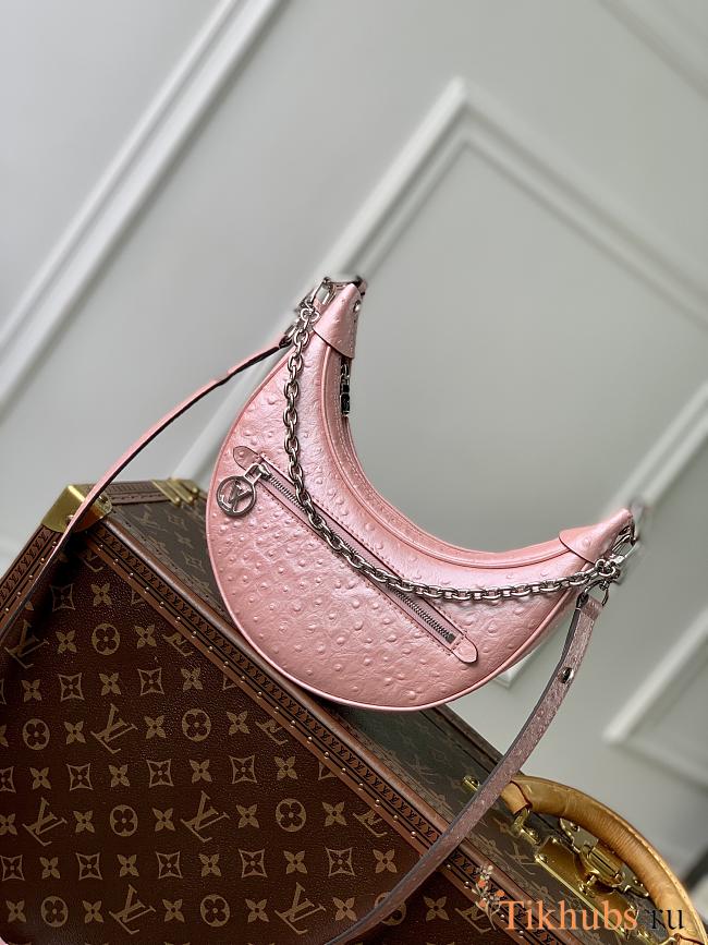 Louis Vuitton LV Loop PM Pink Ostrich 23x13x6cm - 1