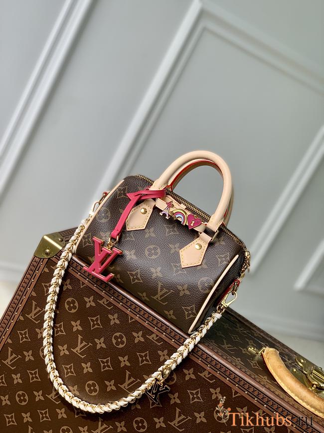 Louis Vuitton LV Speedy Bag Monogram 18.0x12.5x11cm - 1