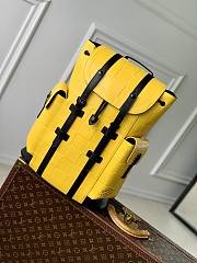 Louis Vuitton LV Backpack Christopher MM Yellow 44x12.5x38cm - 1