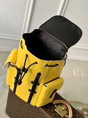 Louis Vuitton LV Backpack Christopher MM Yellow 44x12.5x38cm - 2