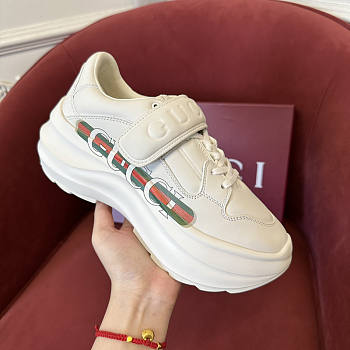 Gucci Wave White Wedge Sneaker