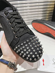 Christian Louboutin Vieira Embellished Leather Sneakers - 5