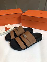 Hermes Jackson Sandal Brown - 4